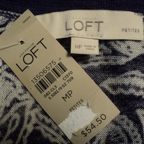 NEW Ann Taylor Loft Cardigan Sweater M P - Picture 7 of 7